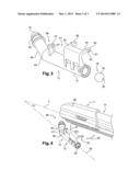 ASSEMBLY OF AN END FITTING AND A DEVICE FOR SPRAYING A LIQUID, WIPER     COMPRISING SUCH AN ASSEMBLY, METHOD FOR MOUNTING A DEVICE FOR SPRAYING A     LIQUID ON AN END FITTING diagram and image