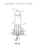 METHOD OF MANUFACTURING TAMPONS BY FORMING A SOFTWIND WITH CONTACT     ELEMENTS diagram and image