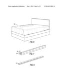 ADJUSTABLE HEIGHT BED SIDE GUARD DEVICE diagram and image