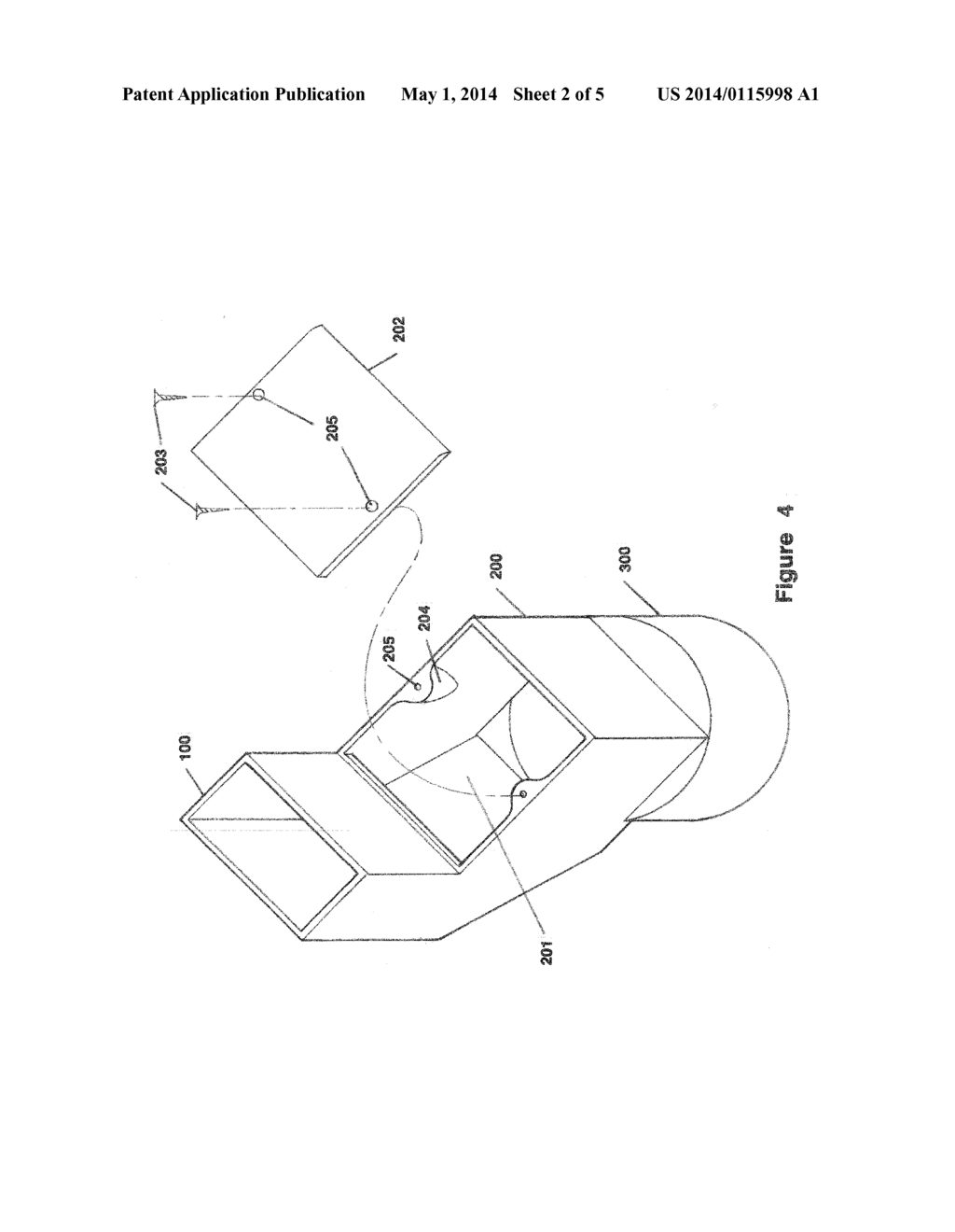 Downspout adapter with cleanout - diagram, schematic, and image 03