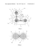 MOTORIZATION SYSTEM FOR A HINGE WITH CROSSED WINDING MEANS WITH     RELIABILITY-ENHANCED ROLLING diagram and image