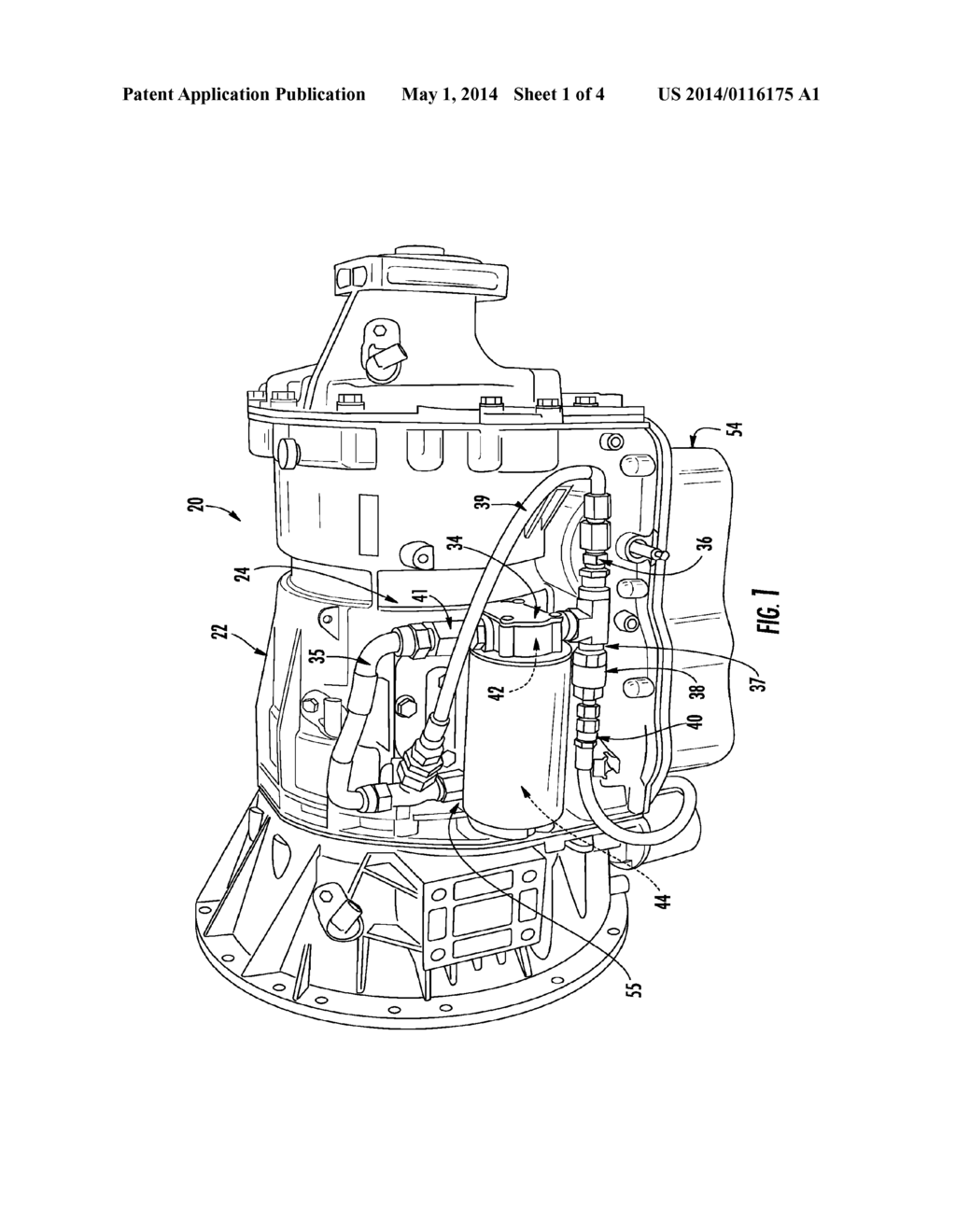 Engine-Off Auxiliary Hydraulic Pressurization System and Method for a     Transmission - diagram, schematic, and image 02