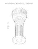 Flared Grip for Bicycle or Motorcycle Handlebar diagram and image