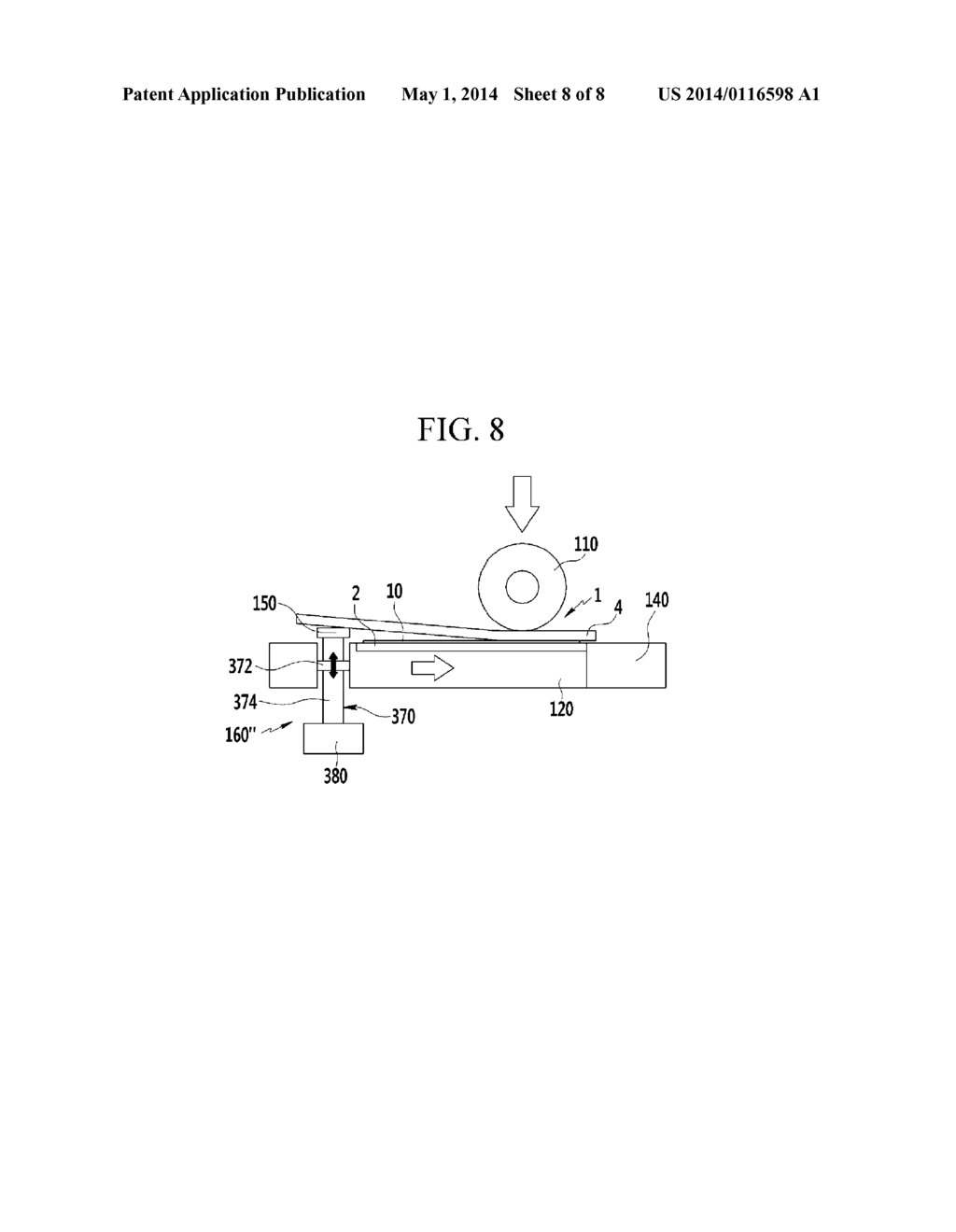 APPARATUS AND METHOD OF LAMINATING ADHESIVE FILM - diagram, schematic, and image 09