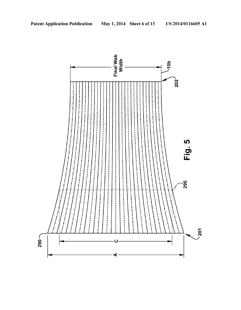 METHOD AND APPARATUS FOR FLUTING A WEB IN THE MACHINE DIRECTION - diagram, schematic, and image 07