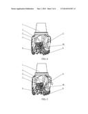 TRICONE ROCK BIT FOR HORIZONTAL WELLS AND HARD FORMATION WELLS diagram and image