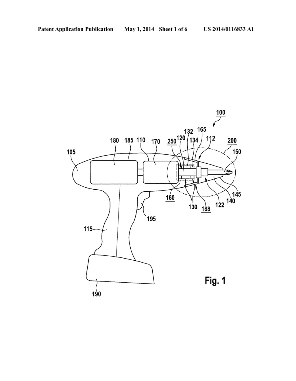 HAND-HELD MACHINE TOOL WITH A TORQUE CLUTCH - diagram, schematic, and image 02