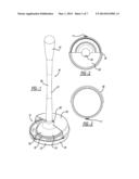 SANITARY TOILET PLUNGER CONTAINMENT SYSTEM diagram and image