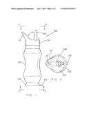 MOLDED BOTTLE FOR LIQUIDS diagram and image