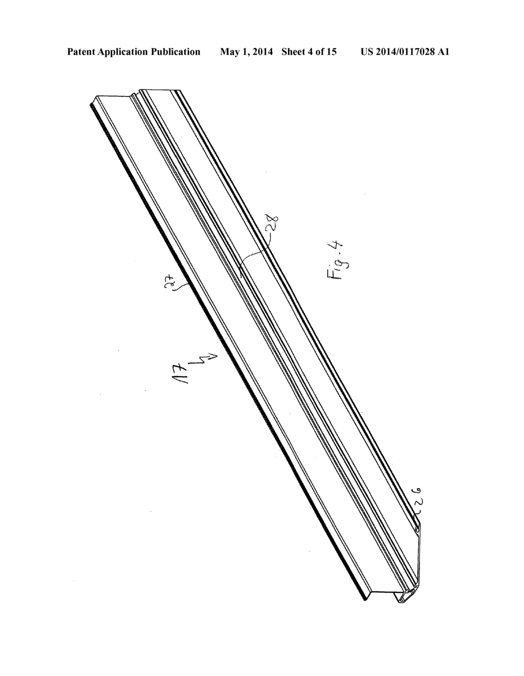 Freight Holding Device, in Particular for Loading Aircraft, Method for     Producing a Freight Holding Device and Use of a Pultruded     Fibre-Reinforced Profile Element for a Freight Holding Device - diagram, schematic, and image 05