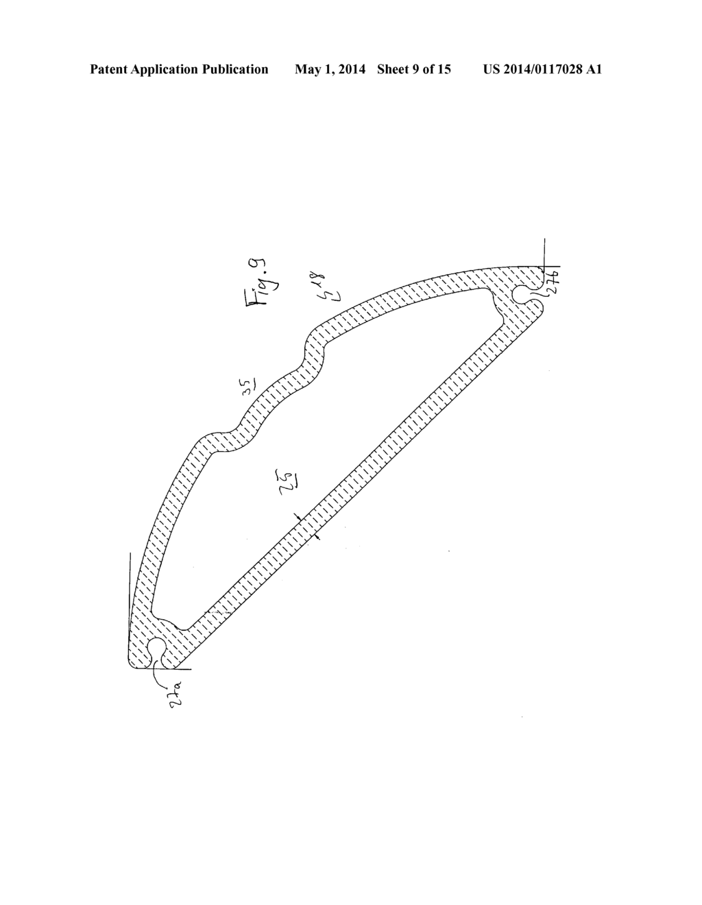 Freight Holding Device, in Particular for Loading Aircraft, Method for     Producing a Freight Holding Device and Use of a Pultruded     Fibre-Reinforced Profile Element for a Freight Holding Device - diagram, schematic, and image 10