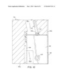 AIRCRAFT DOOR MECHANISM WITH HANDLE ACTUATED DESCENDER diagram and image