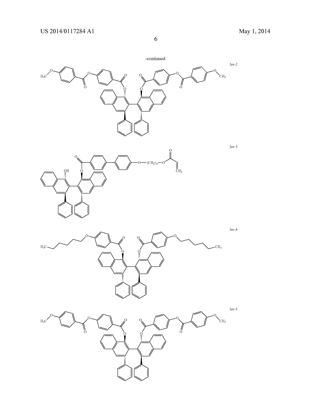 2,2'-Binaphthalene Ester Chiral Dopants for Cholesteric Liquid Crystal     Displays - diagram, schematic, and image 07