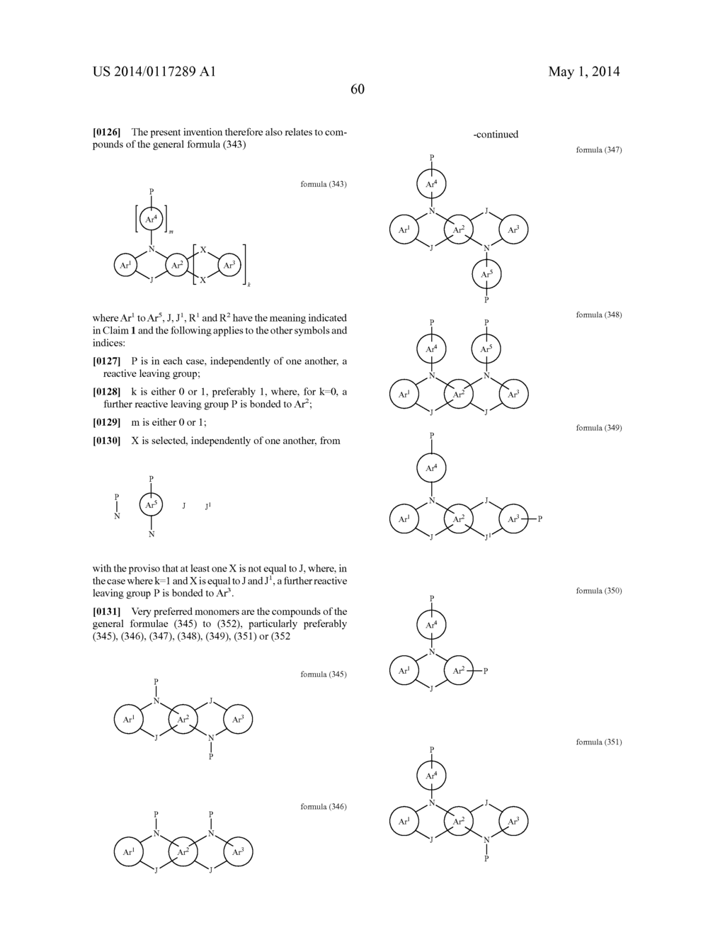 MATERIALS FOR ORGANIC ELECTROLUMINESCENT DEVICES - diagram, schematic, and image 74