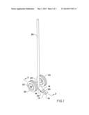 APPARATUS FOR EXTRACTING A STAKE FROM THE GROUND diagram and image