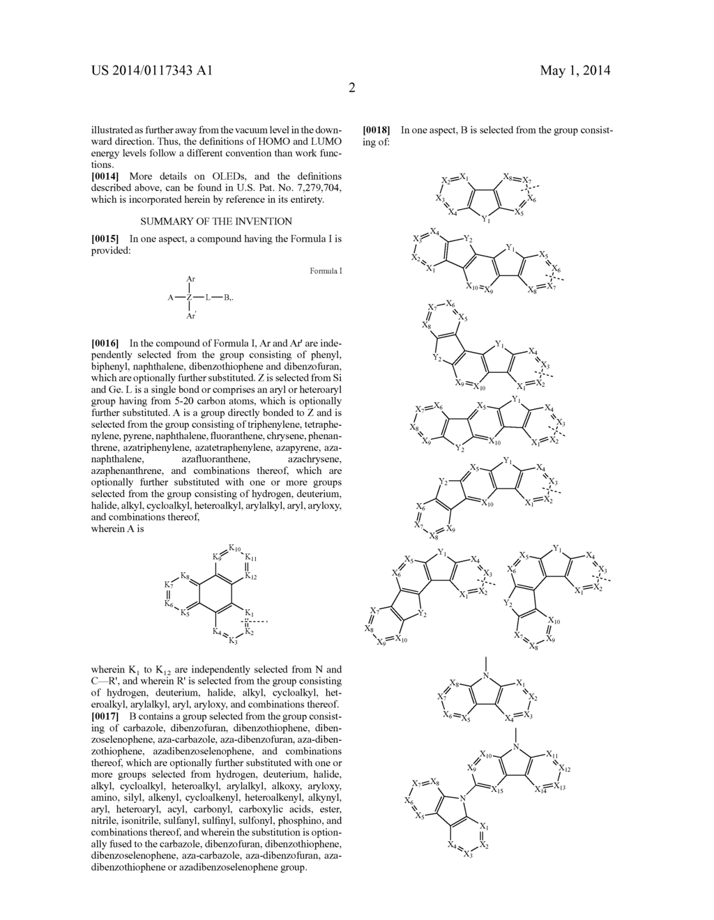 HOST MATERIALS FOR OLEDS - diagram, schematic, and image 08