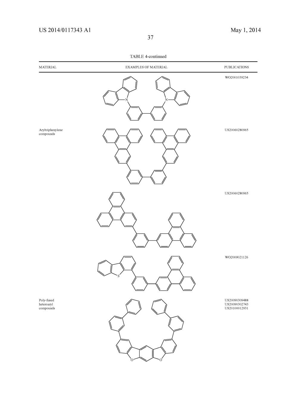 HOST MATERIALS FOR OLEDS - diagram, schematic, and image 43