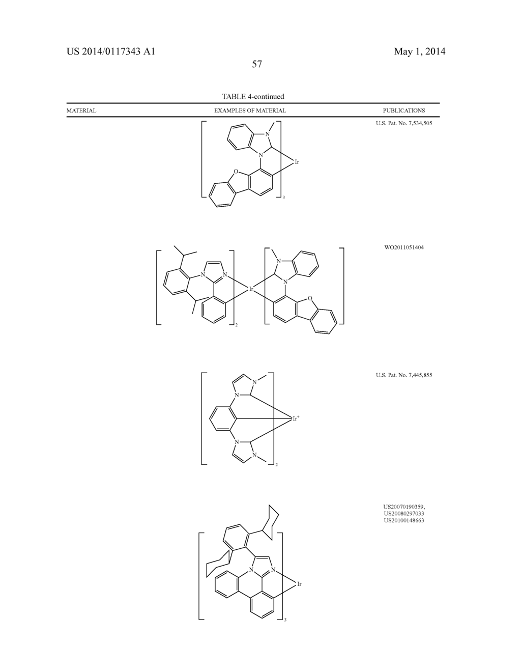 HOST MATERIALS FOR OLEDS - diagram, schematic, and image 63