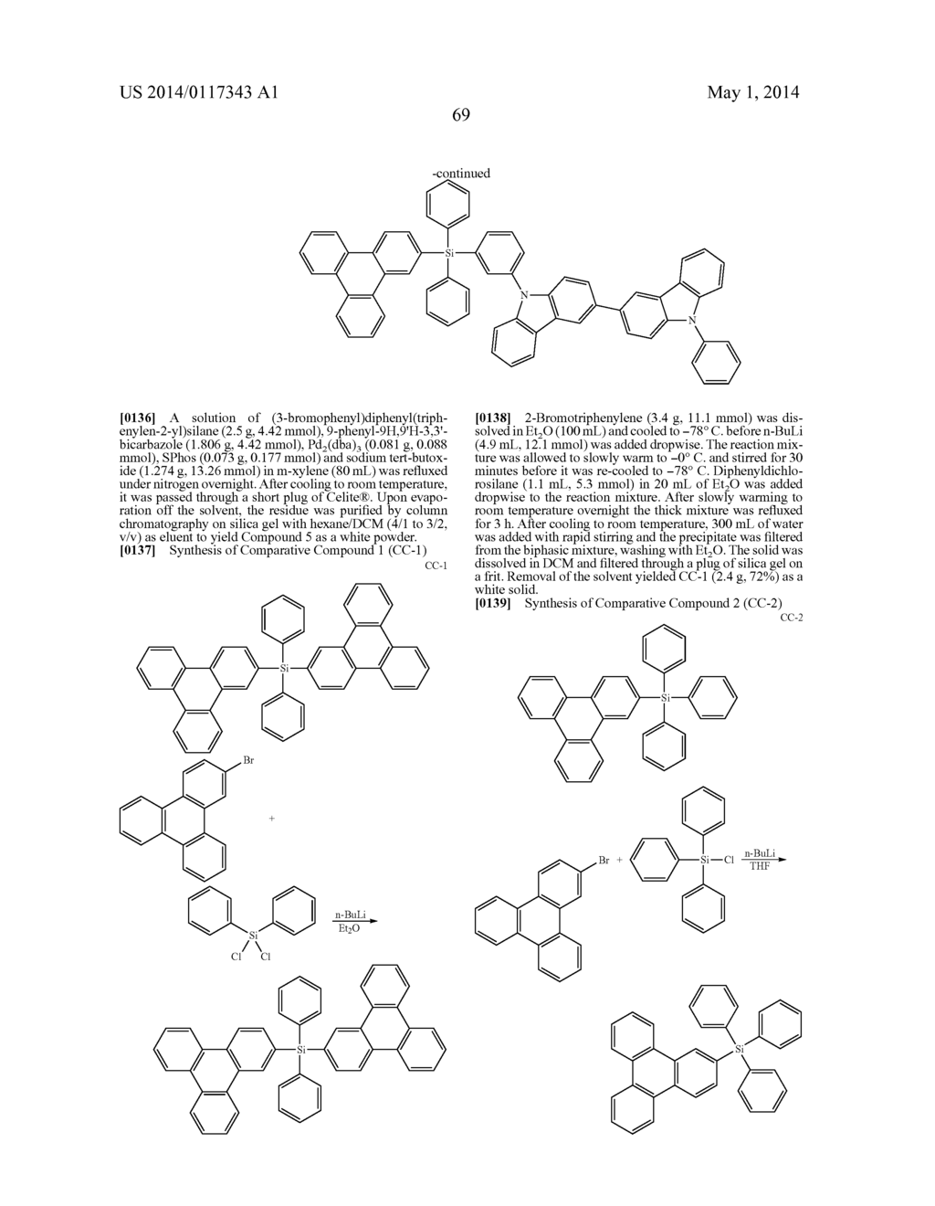 HOST MATERIALS FOR OLEDS - diagram, schematic, and image 75