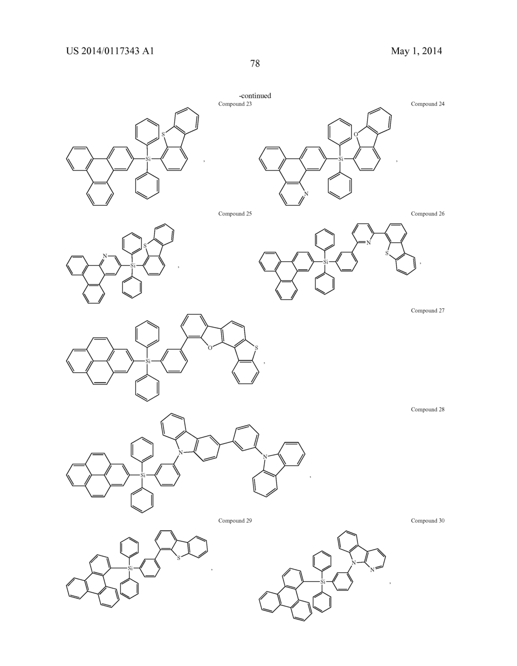 HOST MATERIALS FOR OLEDS - diagram, schematic, and image 84