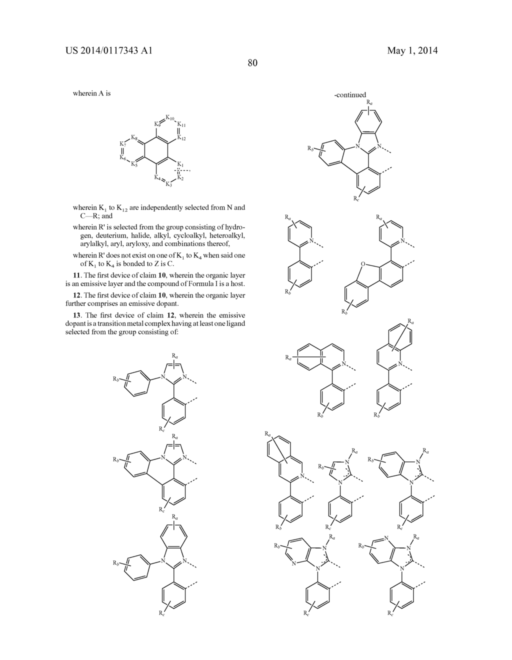 HOST MATERIALS FOR OLEDS - diagram, schematic, and image 86