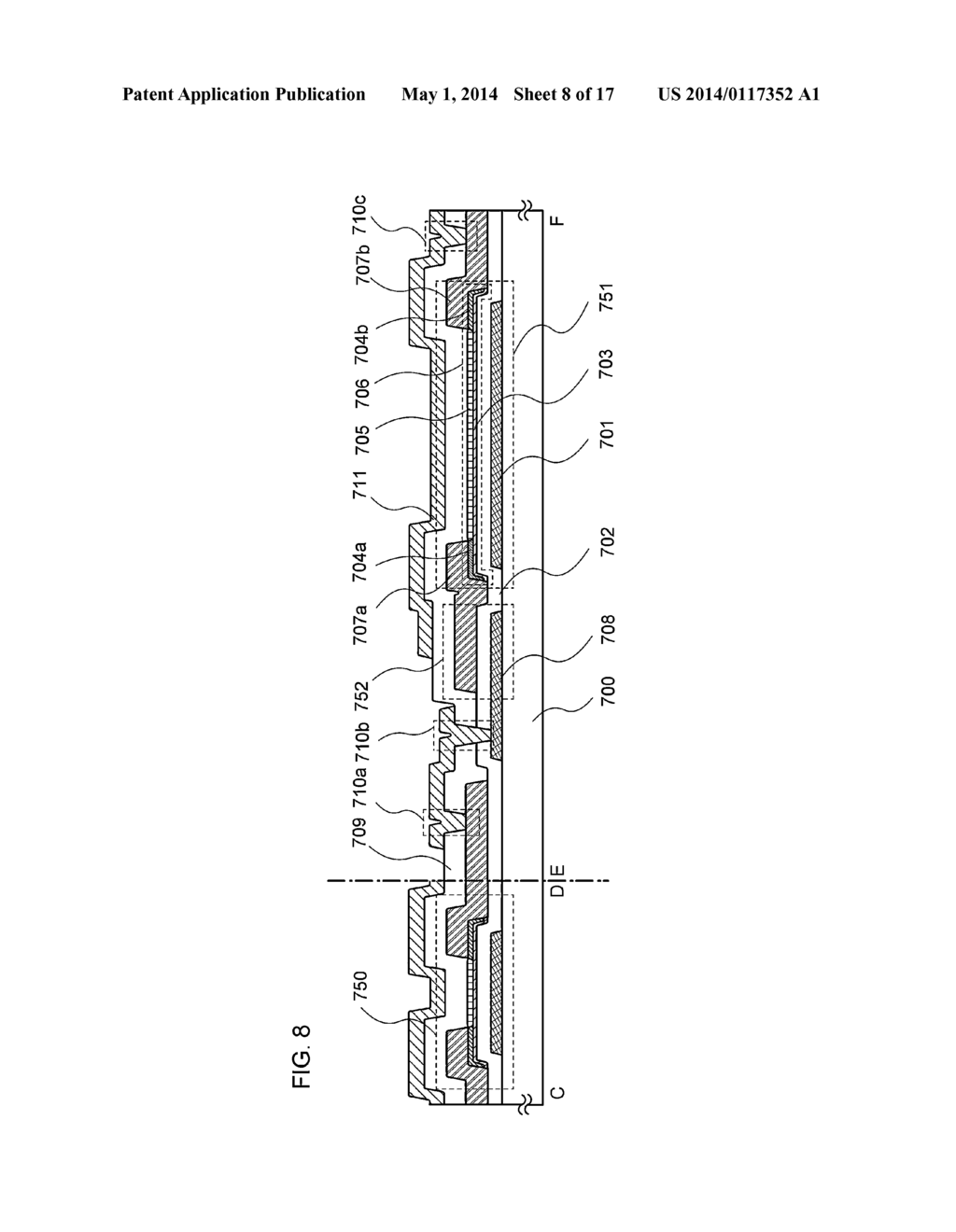 THIN FILM TRANSISTOR, METHOD FOR MANUFACTURING THE SAME, AND SEMICONDUCTOR     DEVICE - diagram, schematic, and image 09