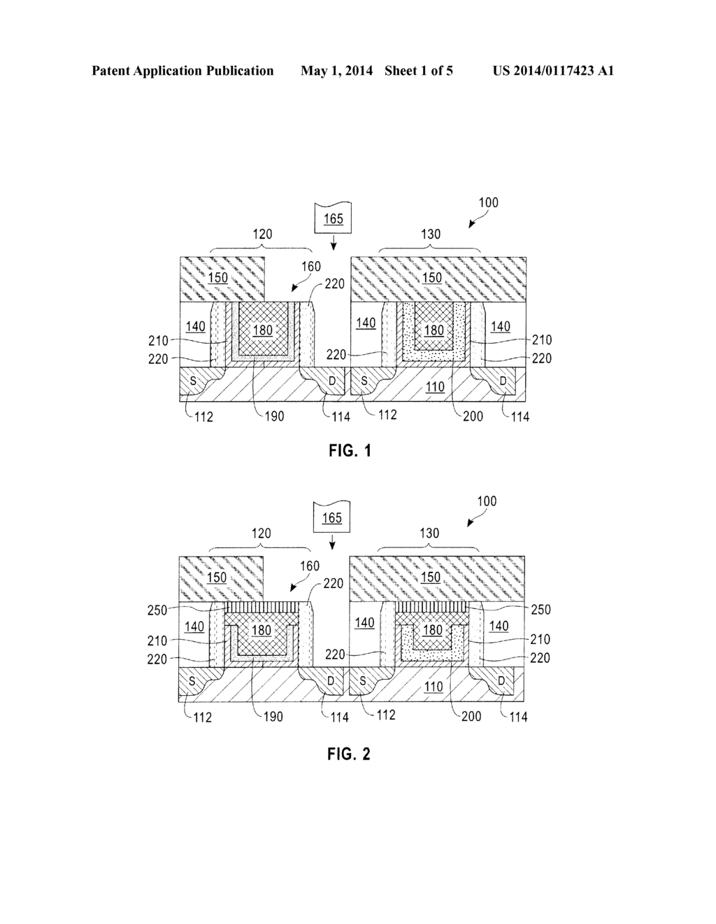 INSULATIVE CAP FOR BORDERLESS SELF-ALIGNING CONTACT IN SEMICONDUCTOR     DEVICE - diagram, schematic, and image 02