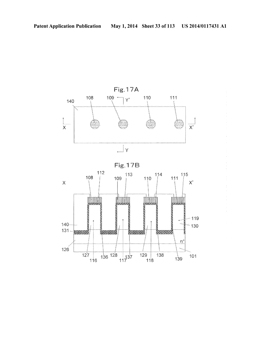 NONVOLATILE SEMICONDUCTOR MEMORY TRANSISTOR, NONVOLATILE SEMICONDUCTOR     MEMORY, AND METHOD FOR MANUFACTURING NONVOLATILE SEMICONDUCTOR MEMORY - diagram, schematic, and image 34