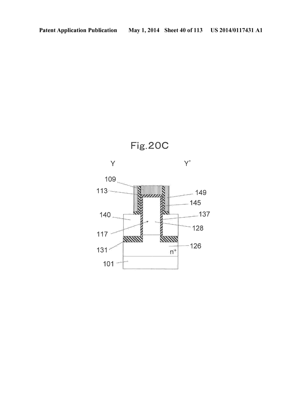 NONVOLATILE SEMICONDUCTOR MEMORY TRANSISTOR, NONVOLATILE SEMICONDUCTOR     MEMORY, AND METHOD FOR MANUFACTURING NONVOLATILE SEMICONDUCTOR MEMORY - diagram, schematic, and image 41