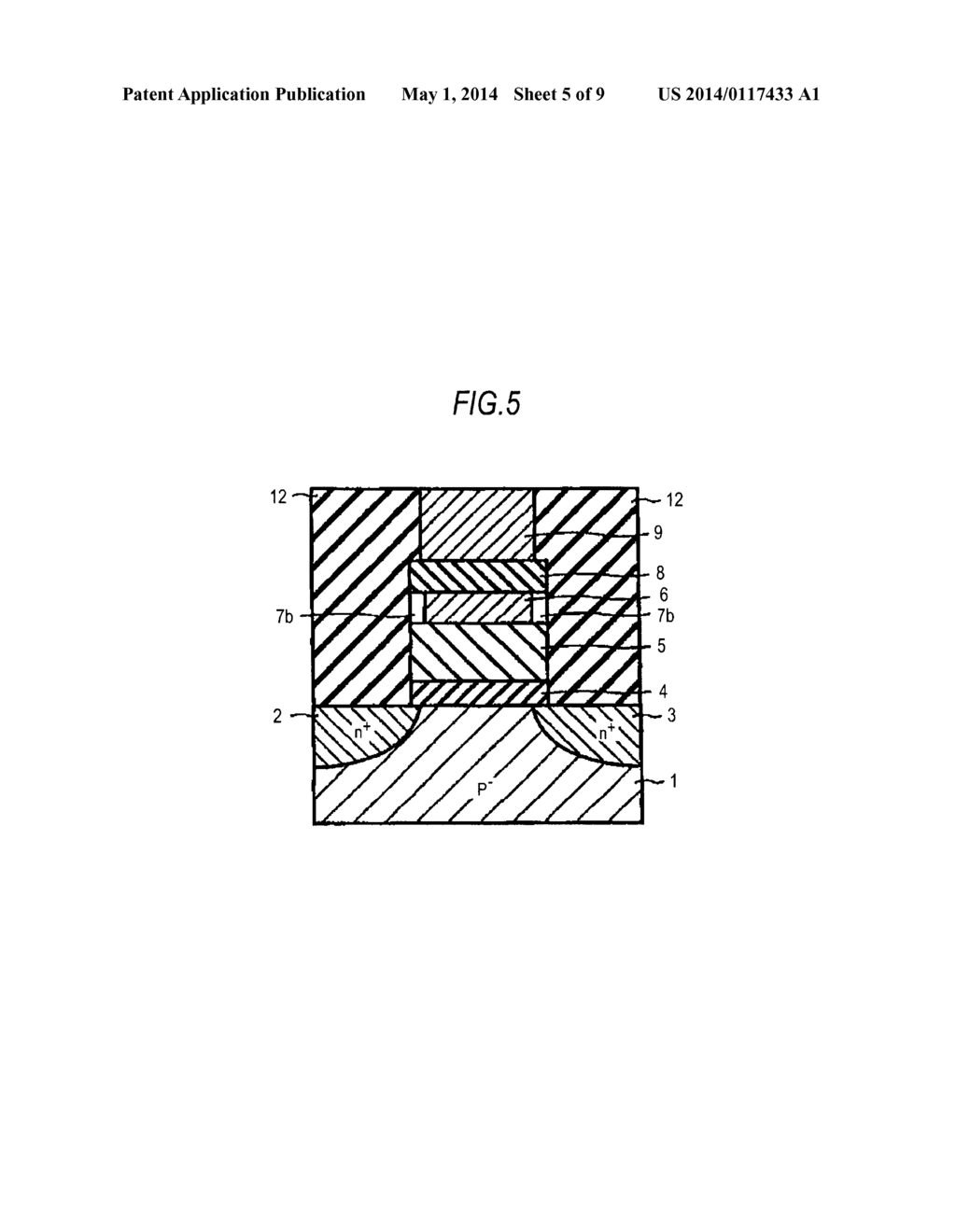 NONVOLATILE SEMICONDUCTOR STORAGE DEVICE AND METHOD FOR MANUFACTURING THE     SAME - diagram, schematic, and image 06