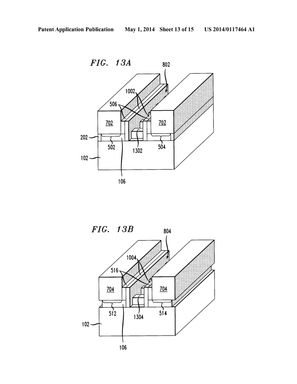 Fin-Last Replacement Metal Gate FinFET - diagram, schematic, and image 14