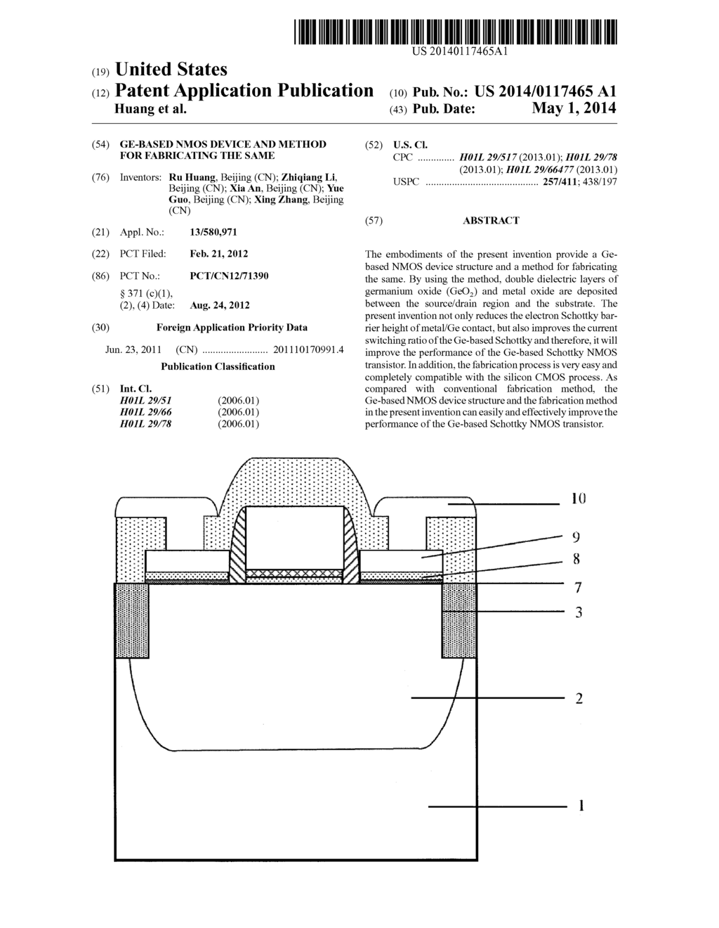 GE-BASED NMOS DEVICE AND METHOD FOR FABRICATING THE SAME - diagram, schematic, and image 01