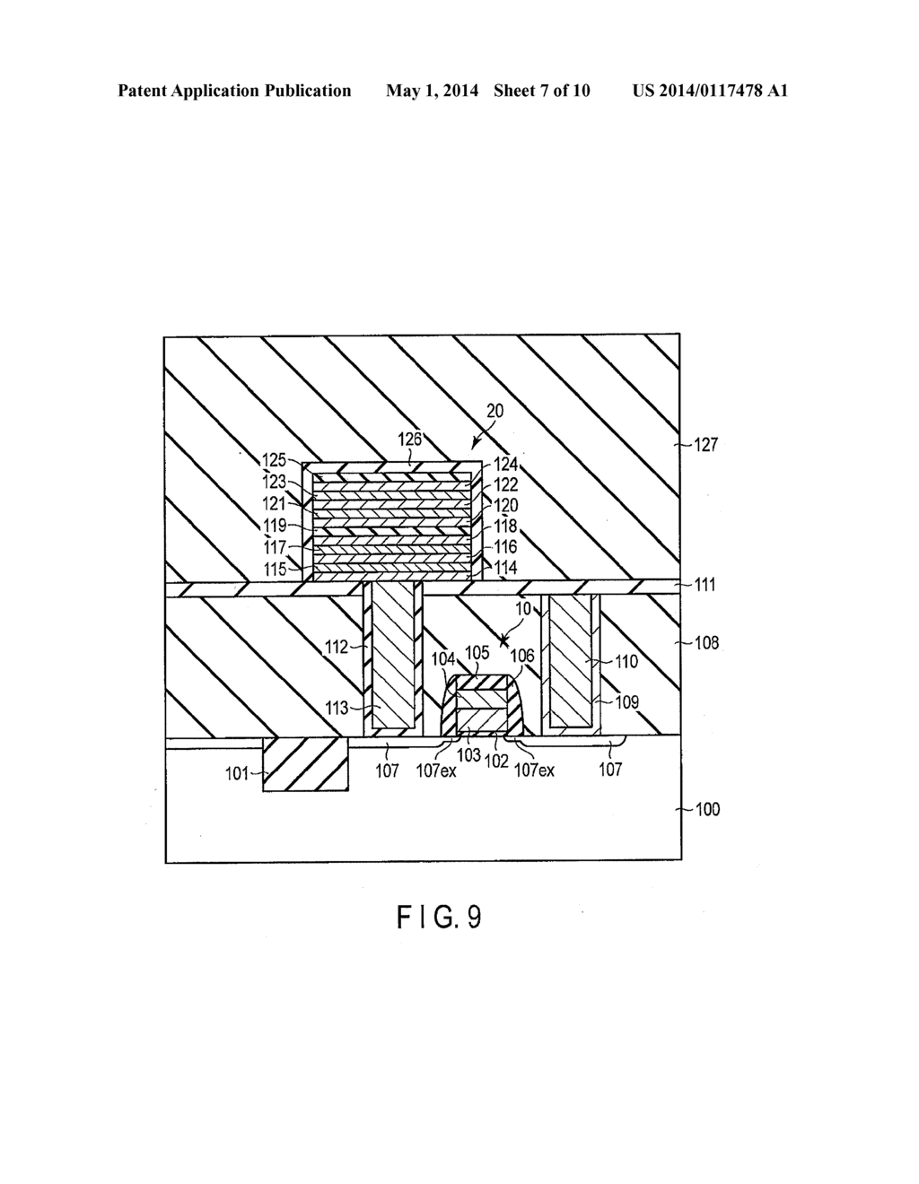 SEMICONDUCTOR MEMORY DEVICE AND METHOD FOR MANUFACTURING THE SAME - diagram, schematic, and image 08