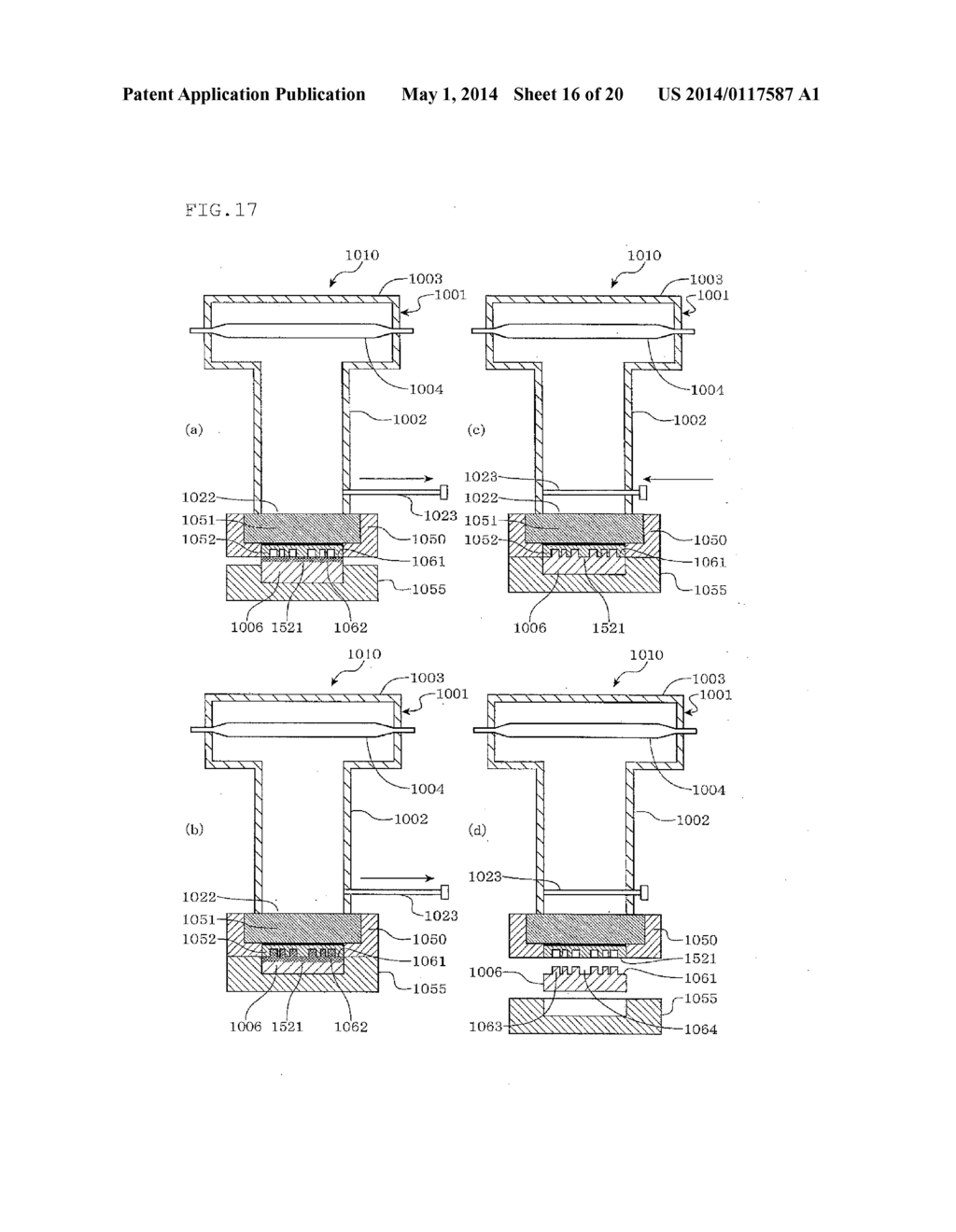 METHOD FOR MOLDING THERMOPLASTIC RESIN PRODUCT AND MOLDING APPARATUS     THEREFOR - diagram, schematic, and image 17