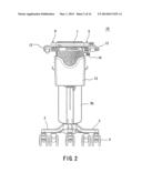 CART FOR PORTABLE ULTRASONIC DIAGNOSTIC DEVICE AND ULTRASONIC DIAGNOSTIC     UNIT diagram and image