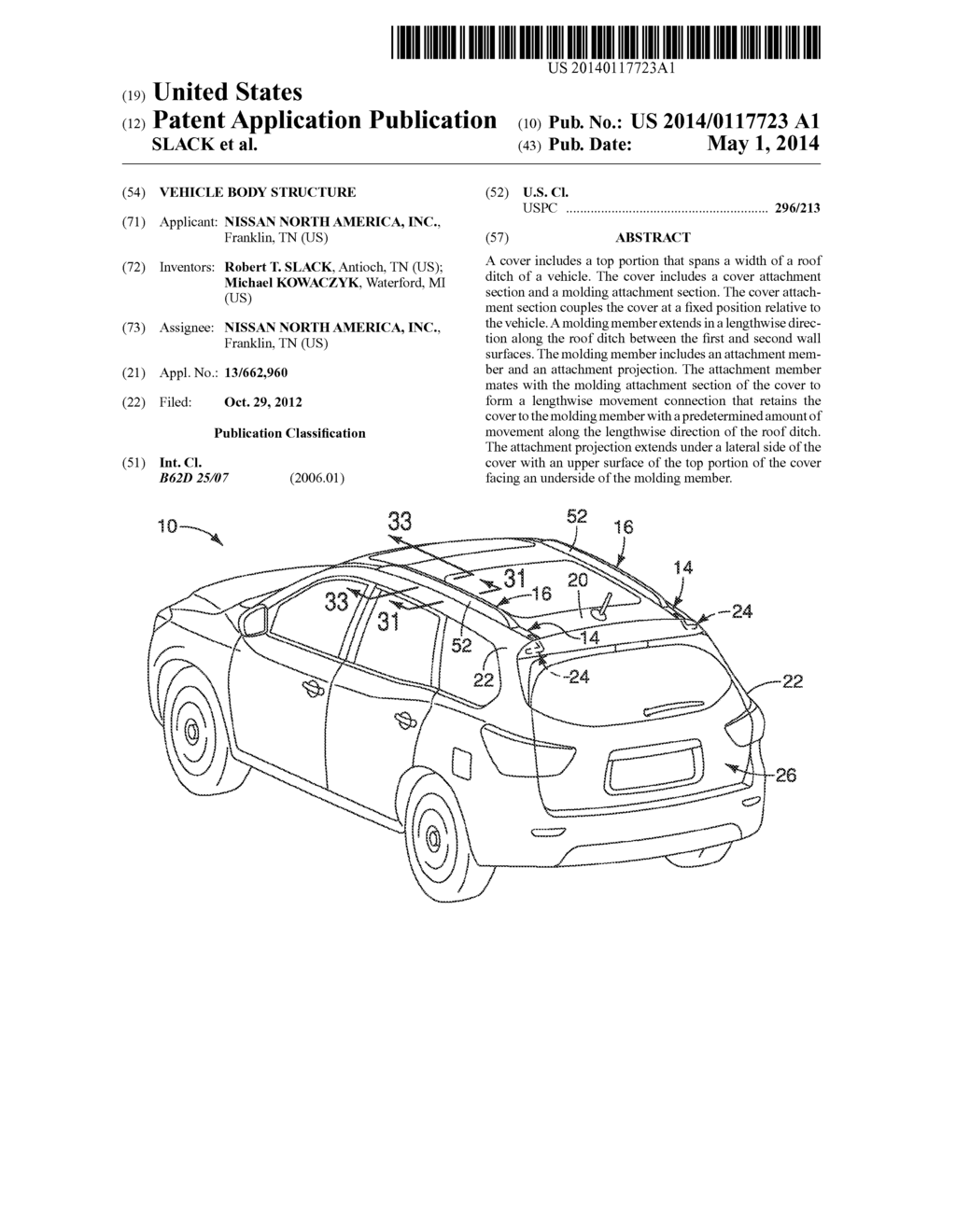 VEHICLE BODY STRUCTURE - diagram, schematic, and image 01