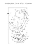 Child Safety Seat with Side Impact Energy Redirection diagram and image