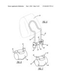 HIDDEN REAR SEAT HEAD RESTRAINTS FOR IMPROVED VISIBILITY diagram and image