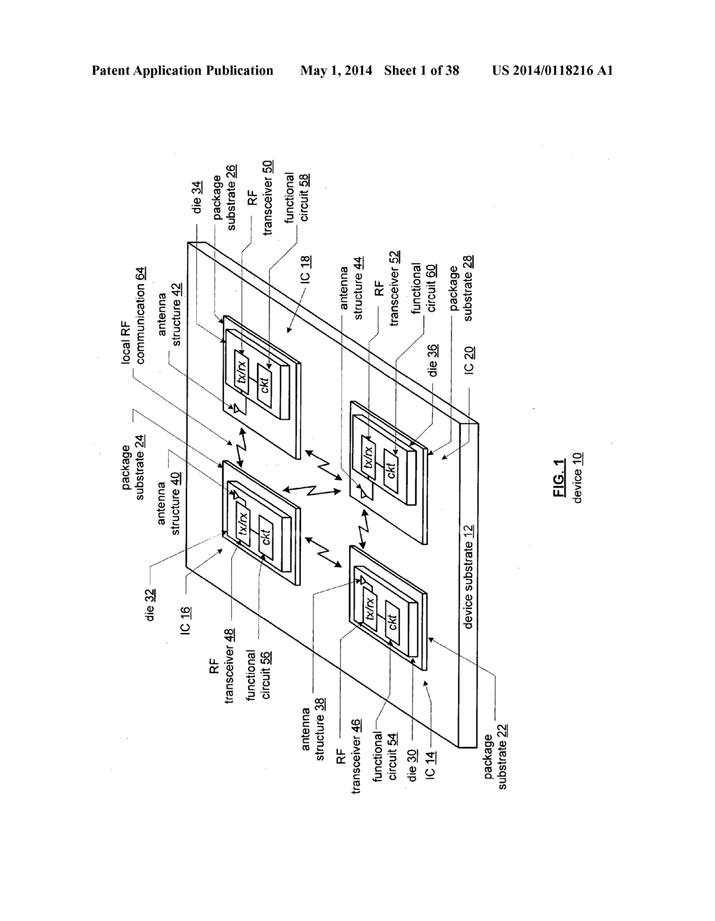 ADJUSTABLE INTEGRATED CIRCUIT ANTENNA STRUCTURE - diagram, schematic, and image 02