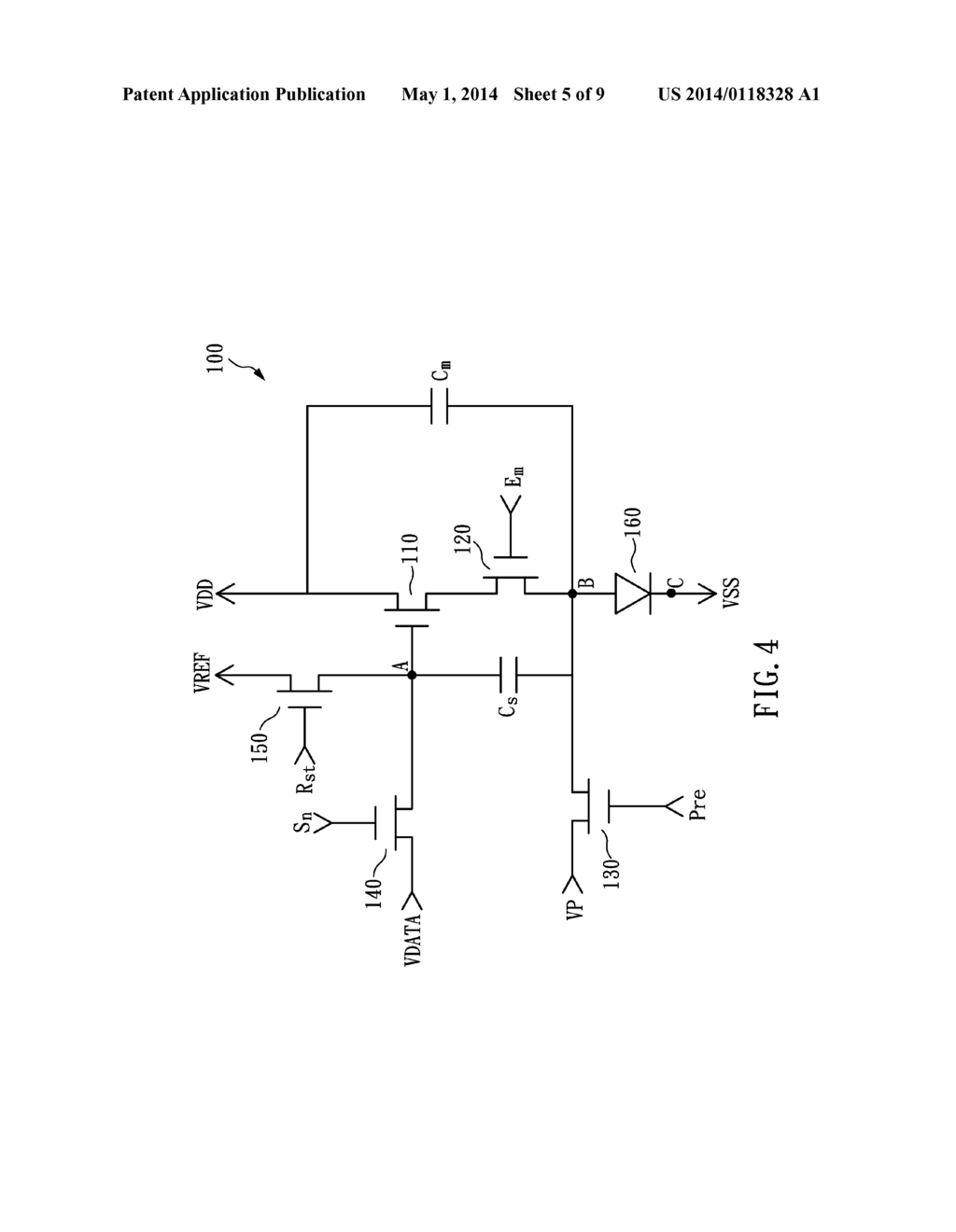 PIXEL DRIVING CIRCUIT OF AN ACTIVE-MATRIX ORGANIC LIGHT-EMITTING DIODE AND     A METHOD OF DRIVING THE SAME - diagram, schematic, and image 06