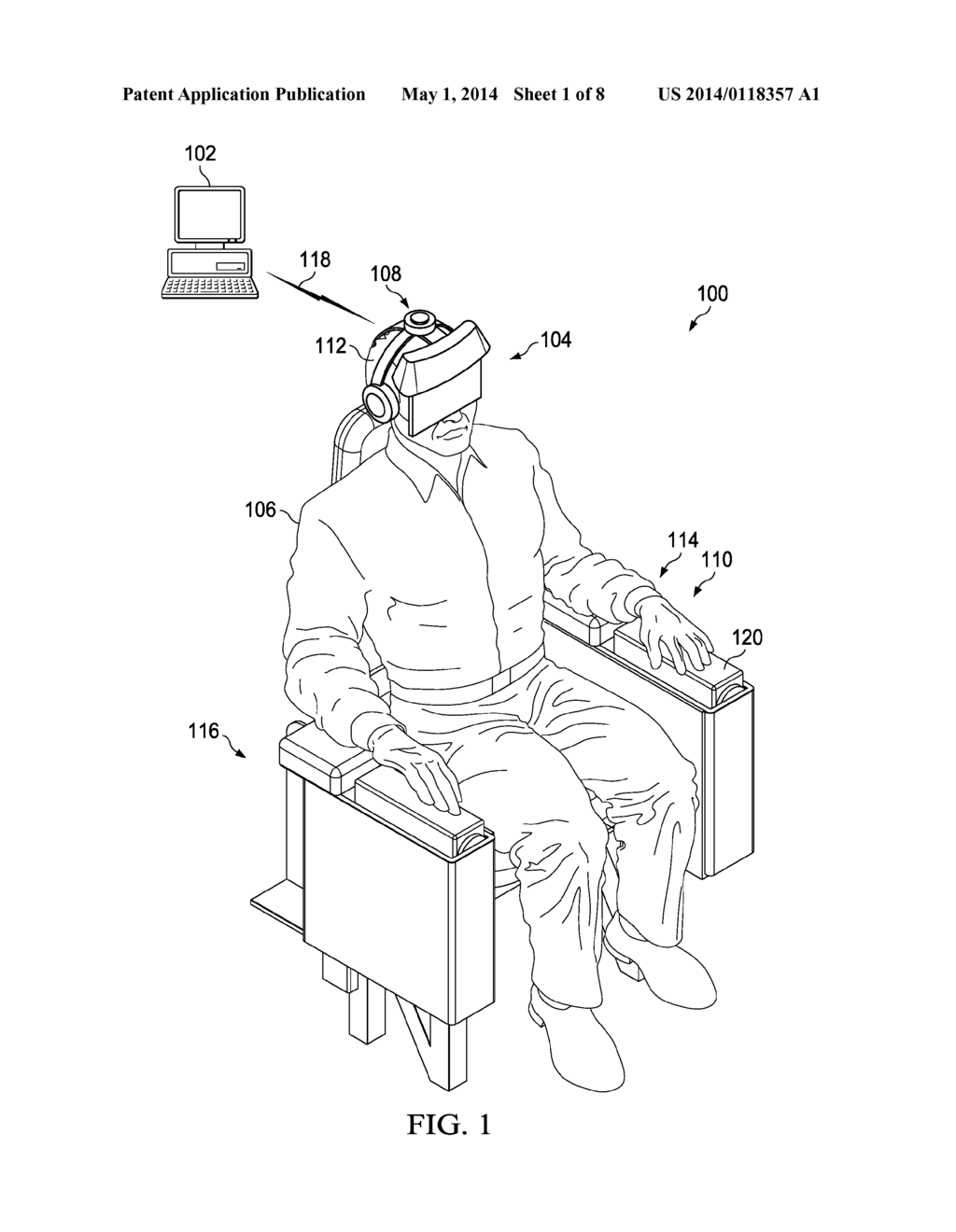 Virtual Reality Display System - diagram, schematic, and image 02