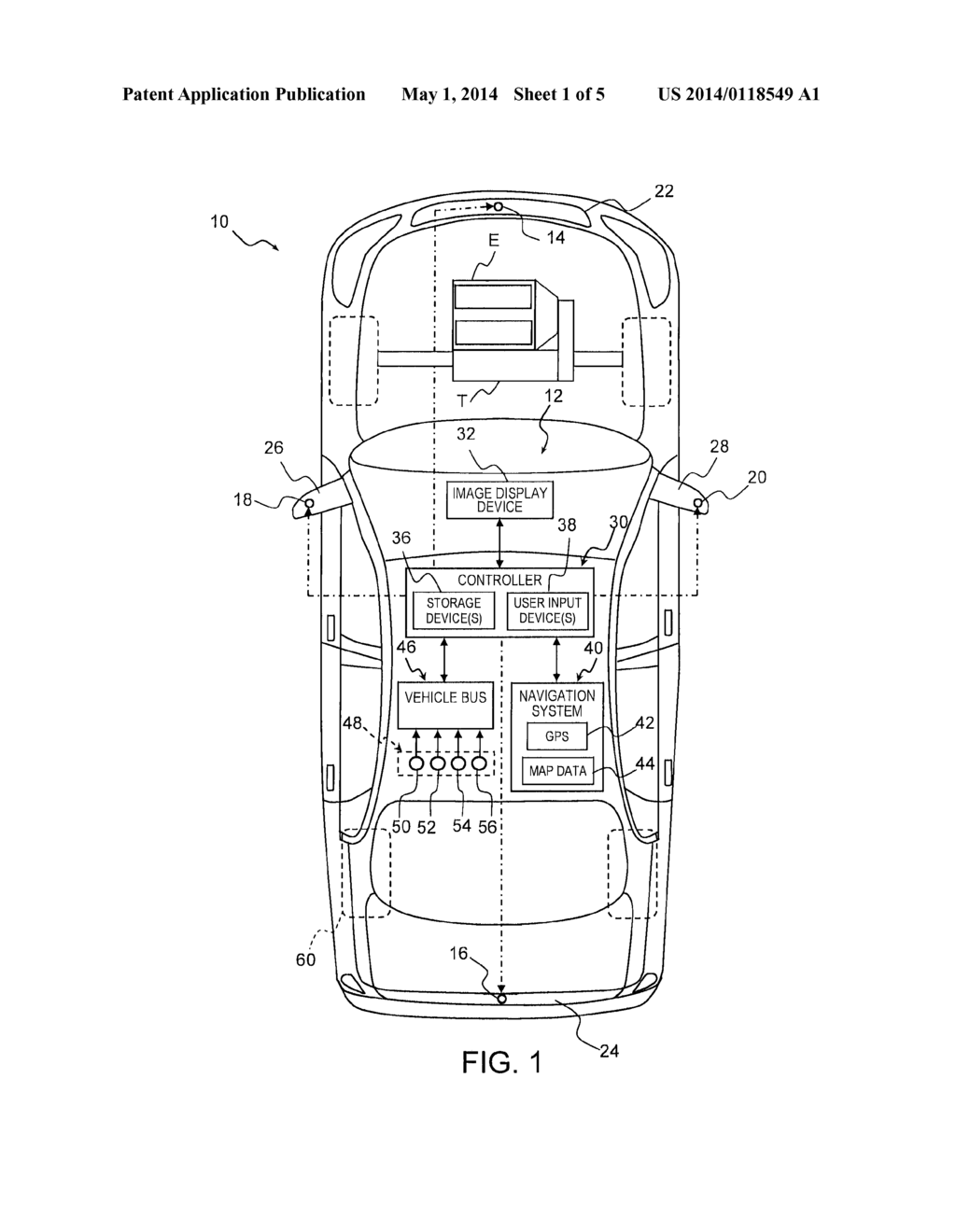 AUTOMATED VEHICLE PERIPHERY MONITORING APPARATUS AND IMAGE DISPLAYING     METHOD - diagram, schematic, and image 02