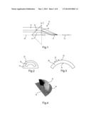 OPTICAL ARRANGEMENT FOR CONVERTING AN INCIDENT LIGHT BEAM, METHOD FOR     CONVERTING A LIGHT BEAM TO A LINE FOCUS, AND OPTICAL DEVICE THEREFOR diagram and image