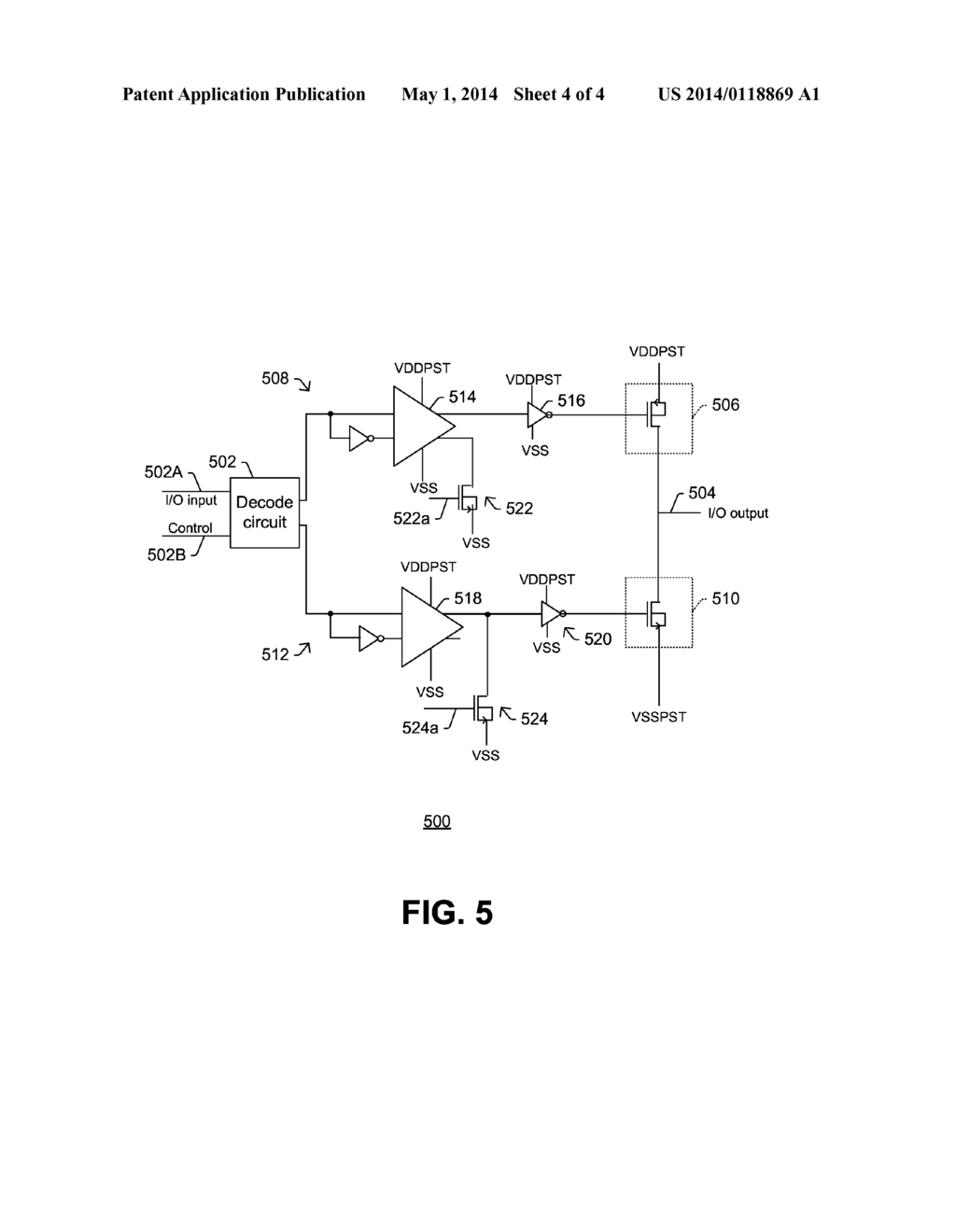 ESD Protection Scheme Using I/O Pads - diagram, schematic, and image 05