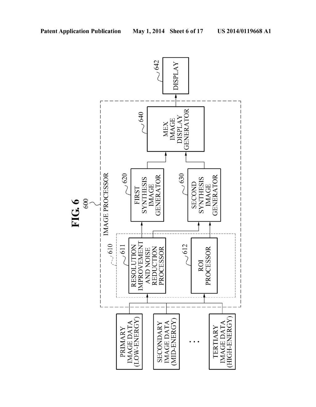 MEDICAL IMAGE PROCESSING APPARATUS AND METHOD FOR SYNTHESIZING AND     DISPLAYING MEDICAL IMAGE GENERATED USING MULTI-ENERGY X-RAY - diagram, schematic, and image 07