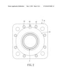 DUST-PROOF HOUSING DEVICE FOR AN ASSEMBLY AND BEARING ASSEMBLY INCLUDING     THE SAME diagram and image