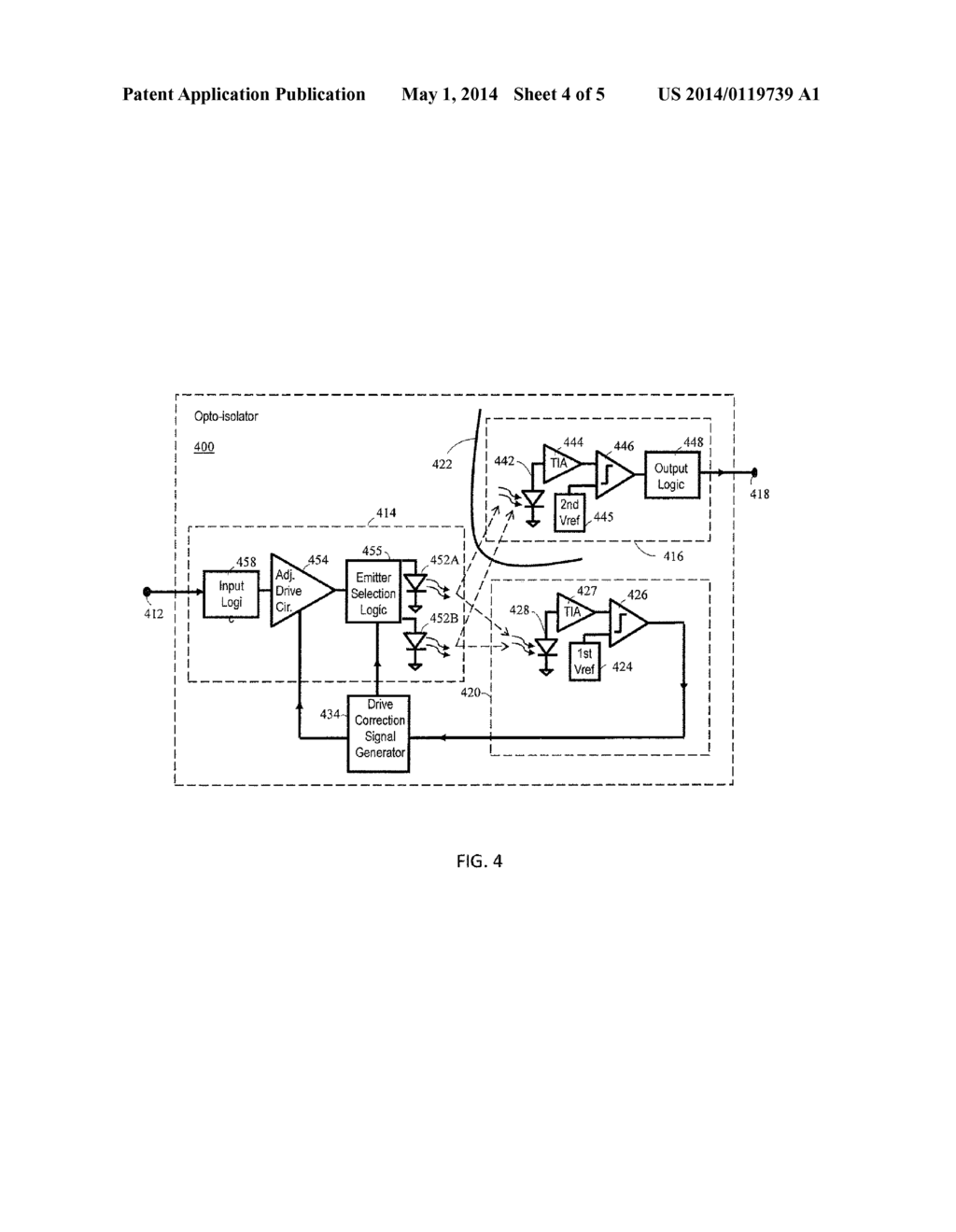 Opto-Isolator With Correction Circuit - diagram, schematic, and image 05