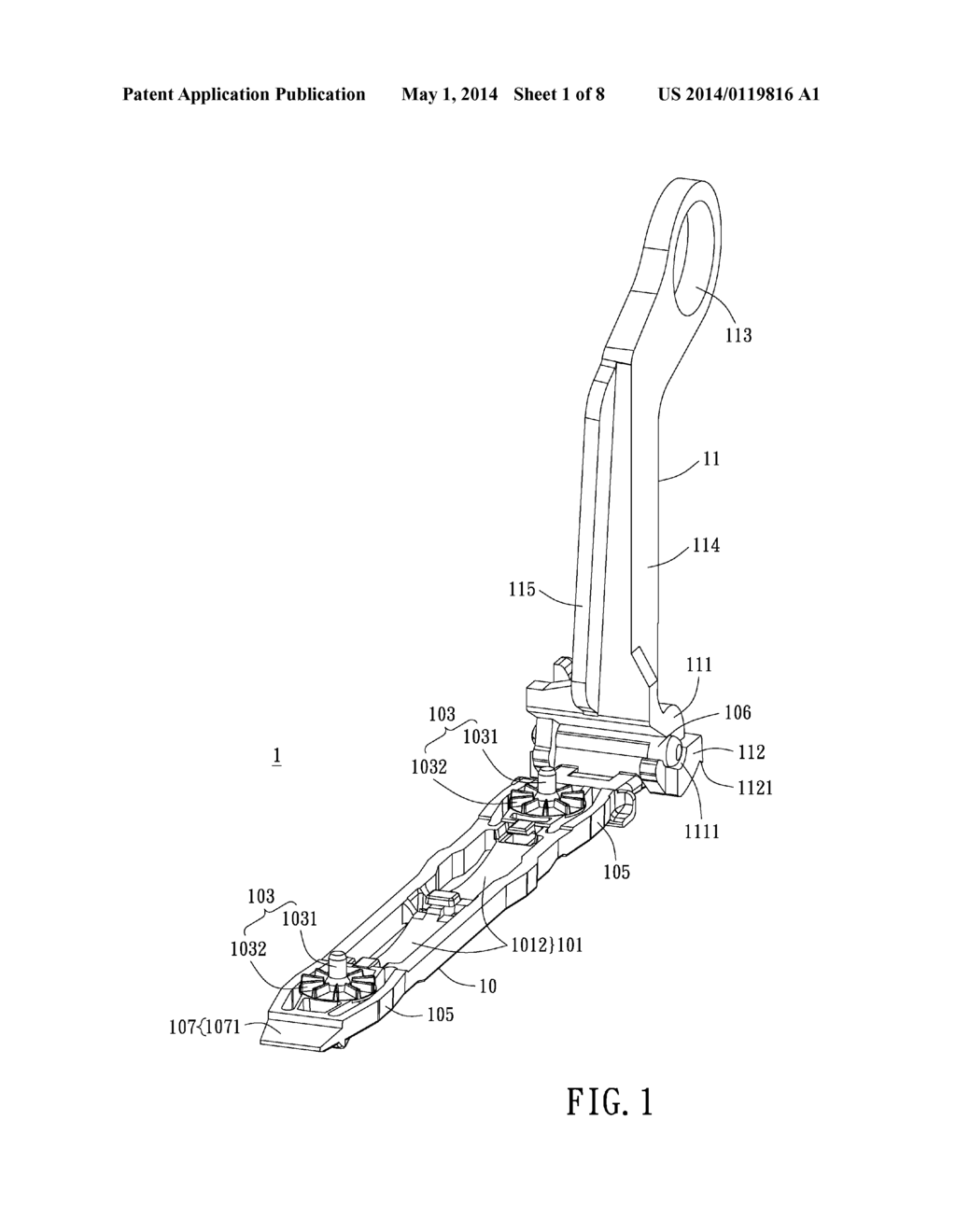 FIXING STRUCUTRE OF DATA ACCESS DEVICE AND FIXING CASE - diagram, schematic, and image 02