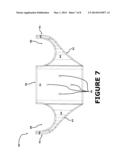 TRASH CONTAINER STOWING ASSEMBLY diagram and image