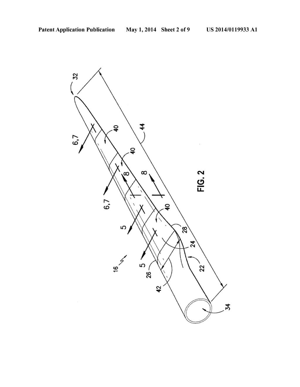 WIND TURBINE ROTOR BLADE WITH FABRIC SKIN AND ASSOCIATED ATTACHMENT METHOD - diagram, schematic, and image 03